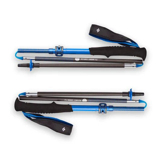 Black Diamond Distance Carbon FLZ Trekking Poles Ultra Blue - Image 3
