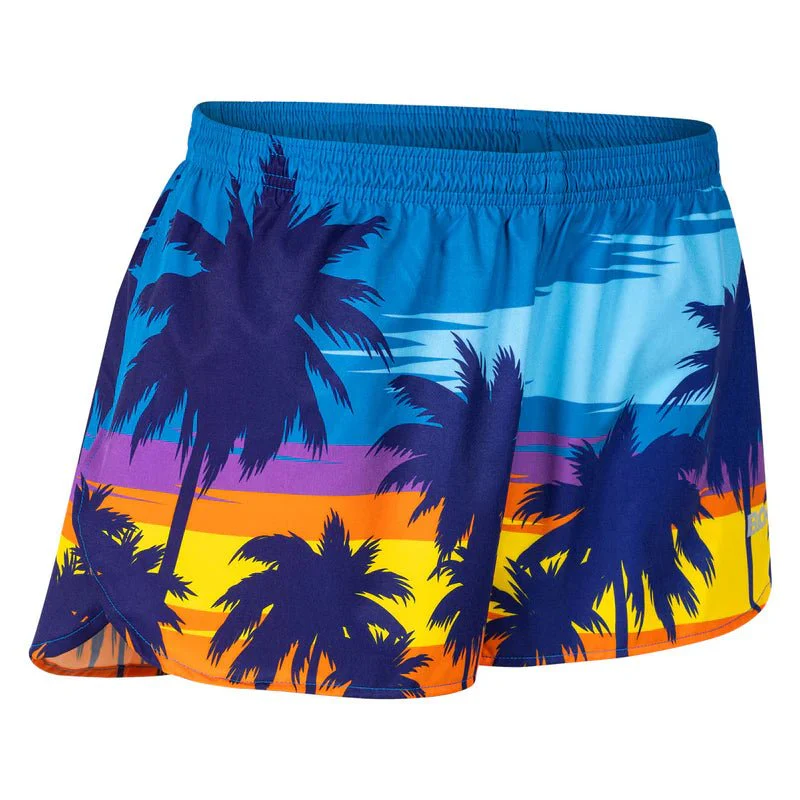 BOA Men's Printed 3" Half Split Shorts - Sunrise Vibes
