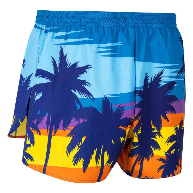 BOA Men's Printed 3" Half Split Shorts - Sunrise Vibes - Image 2