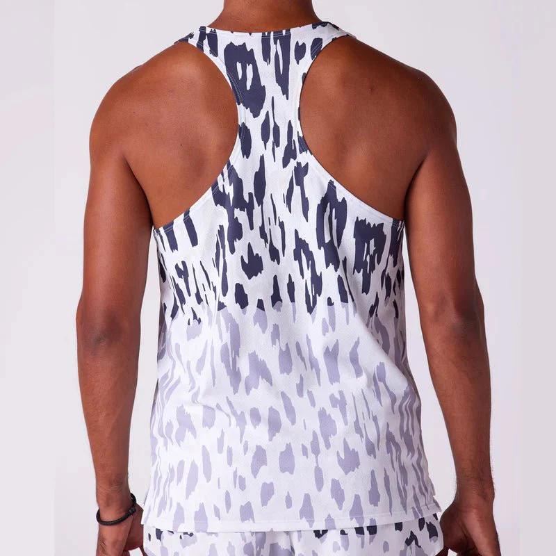 BOA Men's Vapor Lite Racing Singlet - Abstract Leopard - Image 3
