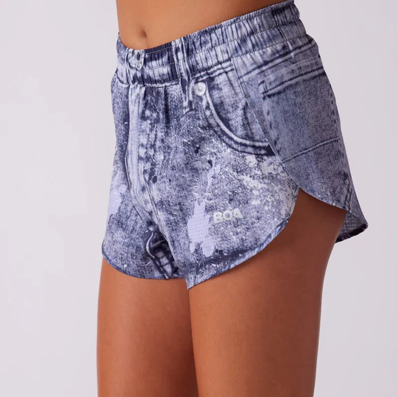 BOA Women's AeroPro 3" Split Shorts - Womens Jort - Image 4