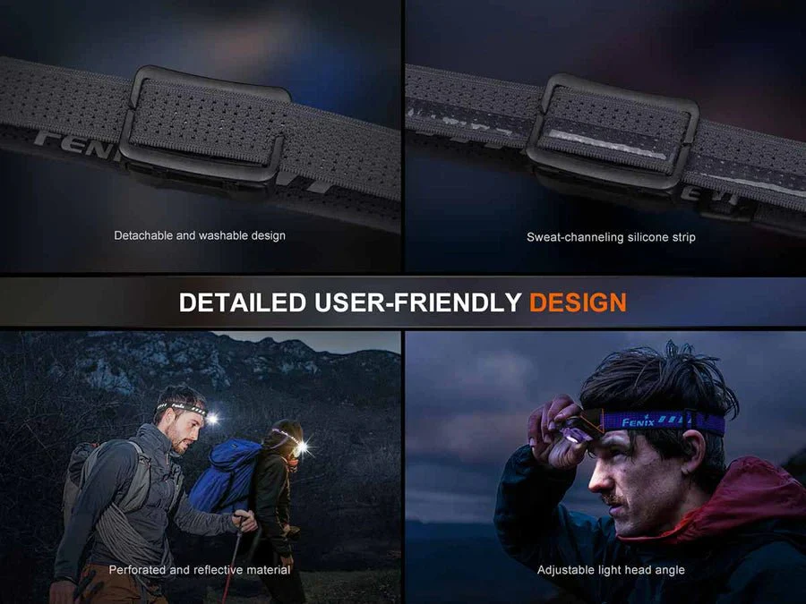 Fenix HL12R V2.0 – 500 Lumen Lightweight Rechargeable Headlamp - Image 4