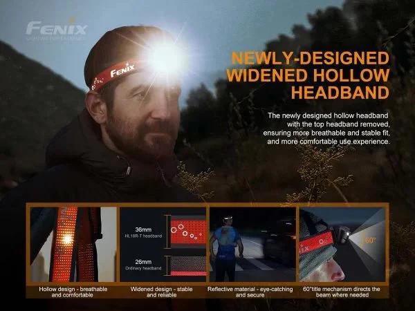 Fenix HL18R-T – 800 Lumens USB Rechargeable LED Headlamp - Image 7