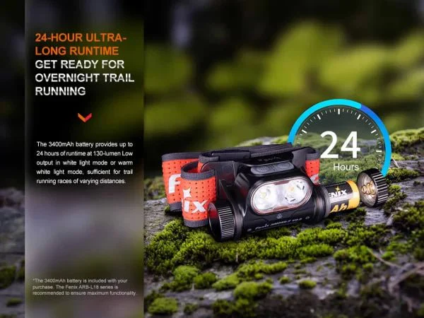 Fenix HM65R-T V2.0 1600 Lumens USB Rechargeable LED Headlamp - Men's Trail Running Headlight - Image 10