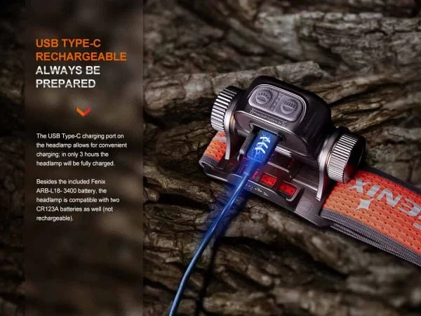 Fenix HM65R-T V2.0 1600 Lumens USB Rechargeable LED Headlamp - Men's Trail Running Headlight - Image 11