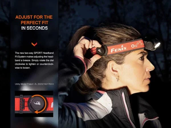 Fenix HM65R-T V2.0 1600 Lumens USB Rechargeable LED Headlamp - Men's Trail Running Headlight - Image 8