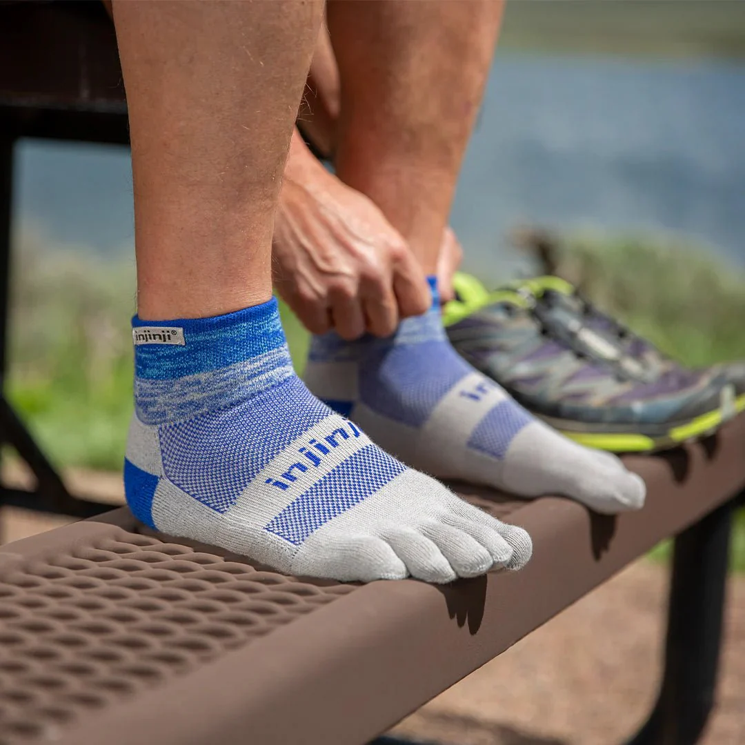 Injinji TRAIL Midweight Mini-Crew Running Socks - Image 7
