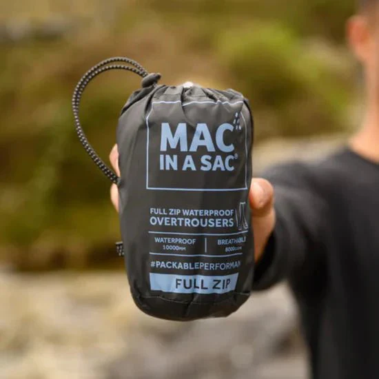 MAC IN A SAC Full Zip Packable Overpants (black) - Image 3