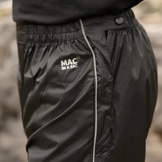 MAC IN A SAC Full Zip Packable Overpants (black) - Image 5