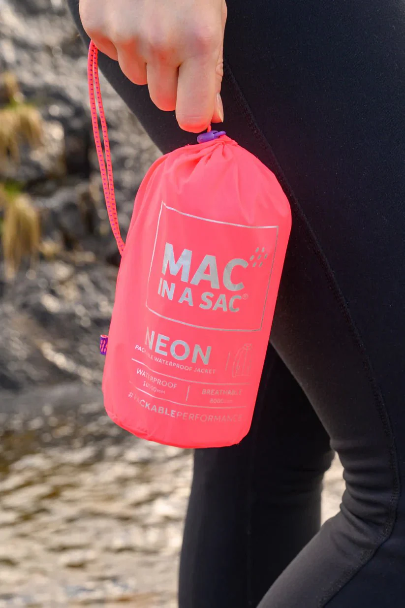 MAC IN A SAC Origin 2 Packable Jacket (Neon Watermelon) - Image 3