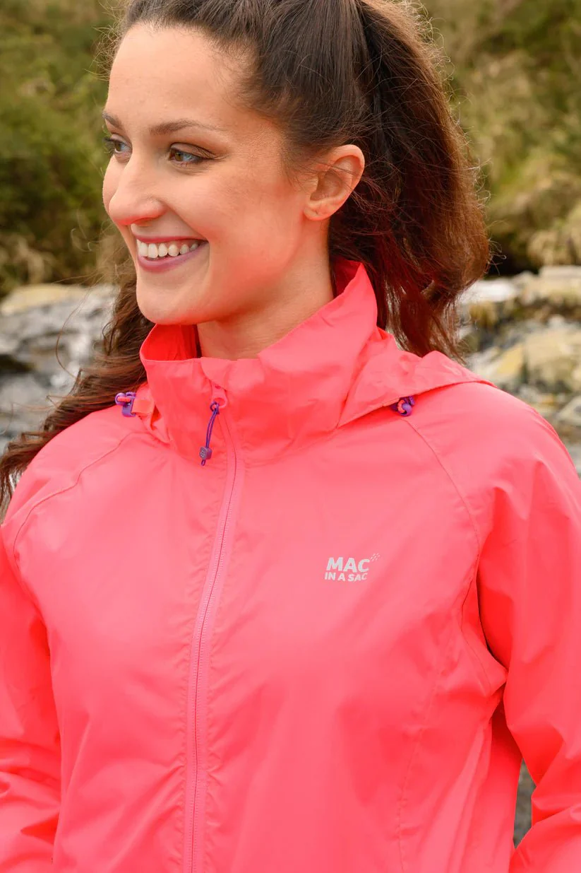 MAC IN A SAC Origin 2 Packable Jacket (Neon Watermelon) - Image 6