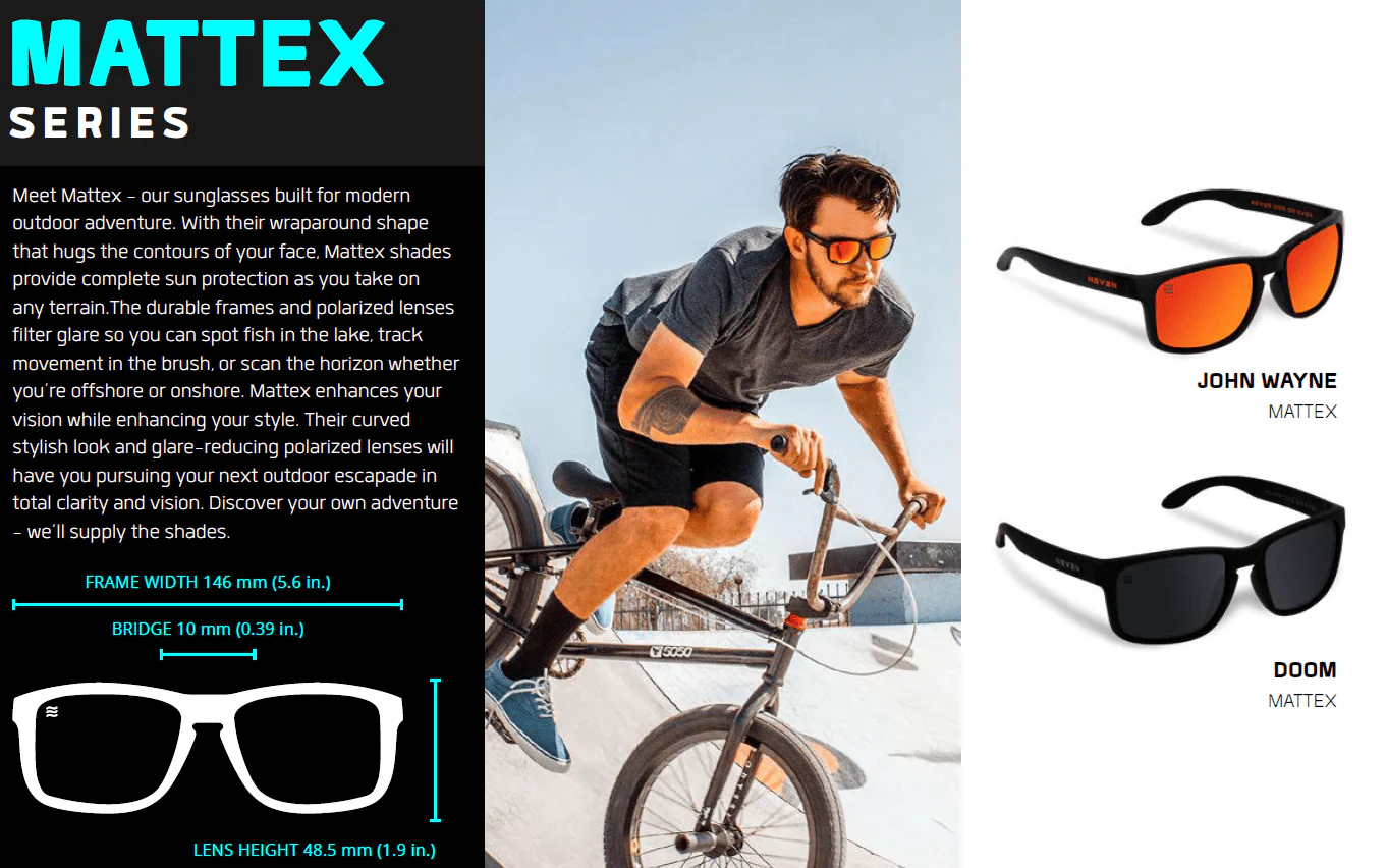 Neven Sunglasses | MATTEX | Ice - Image 4