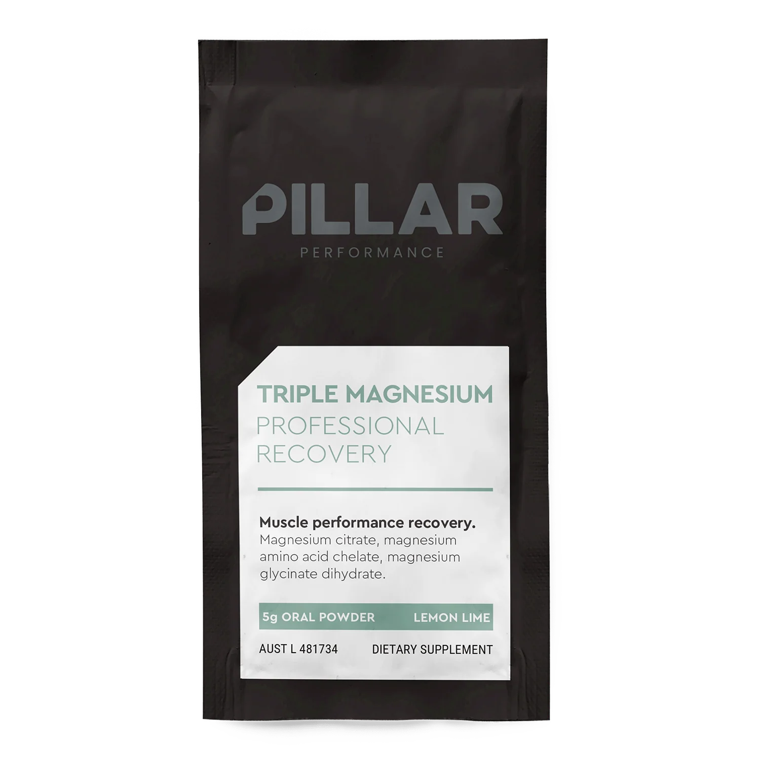Pillar Performance Triple Magnesium Powder - Lemon Lime 200g - Image 3