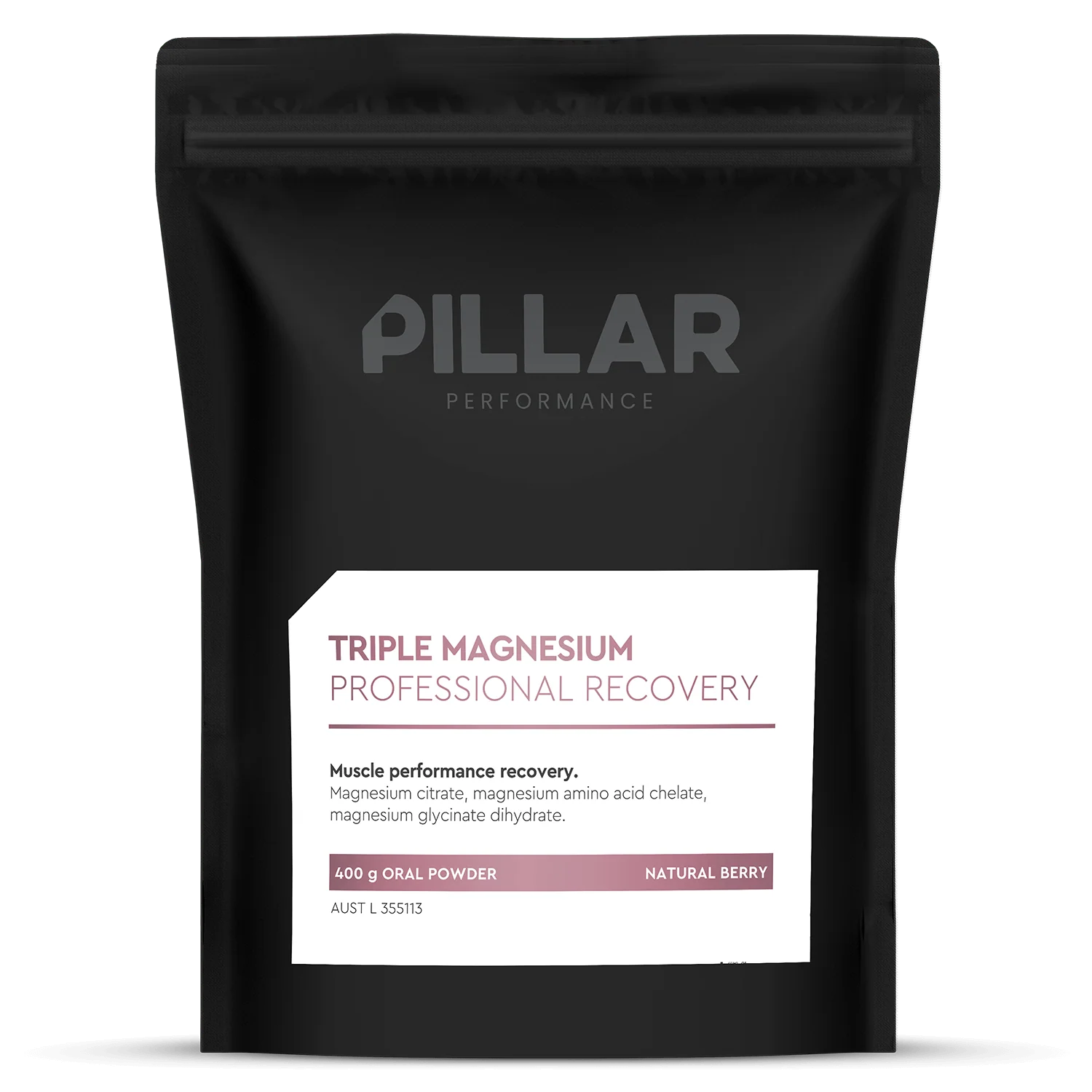 Pillar Performance Triple Magnesium Powder - Natural Berry - Image 3