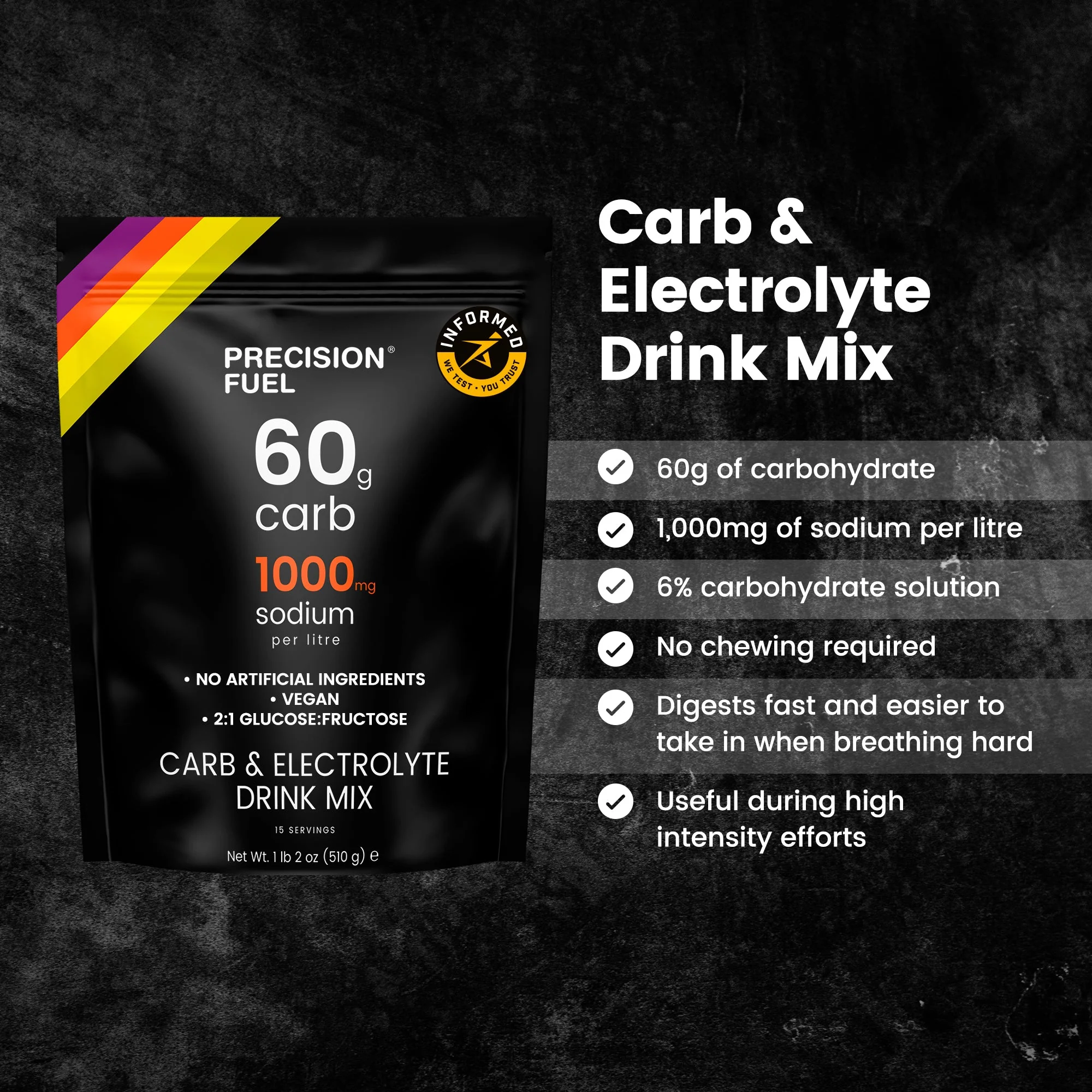 Precision Fuel & Hydration Carb & Electrolyte Drink Mix - Image 4