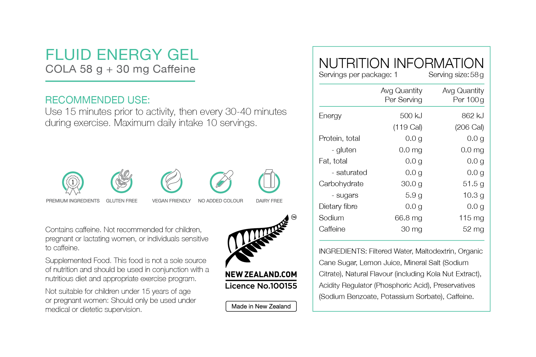 Pure Fluid Energy Gel - Image 13