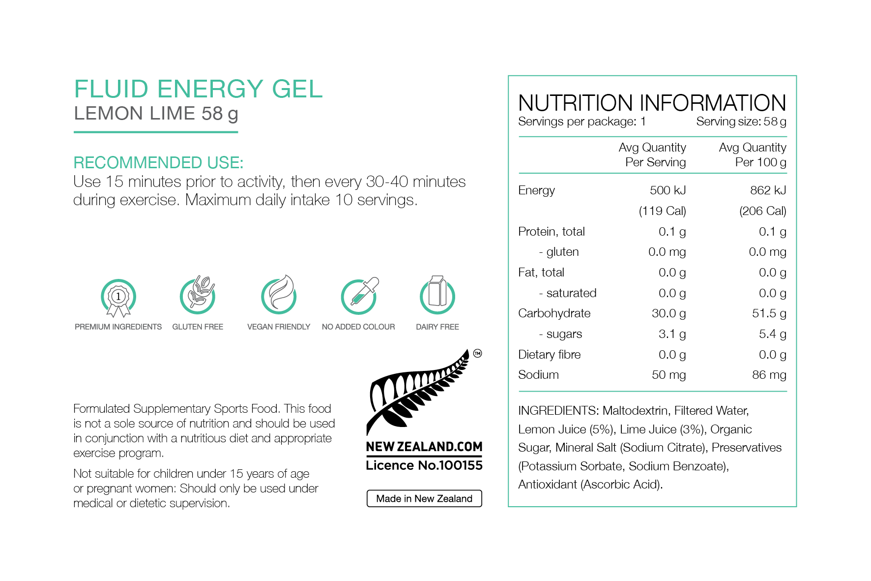 Pure Fluid Energy Gel - Image 14