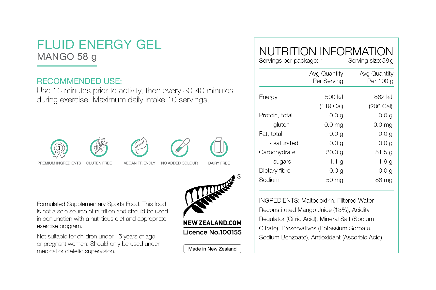 Pure Fluid Energy Gel - Image 15