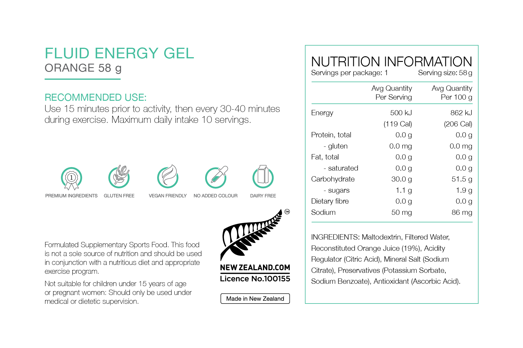 Pure Fluid Energy Gel - Image 16
