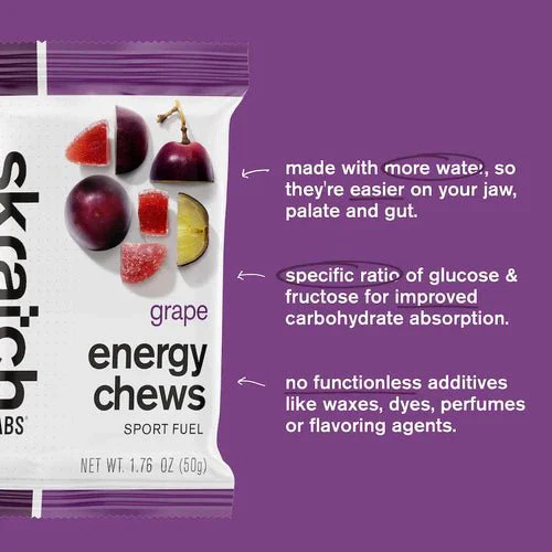 Skratch Labs Sport Energy Chews - Premium Energy Chews 50g - Image 17