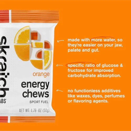 Skratch Labs Sport Energy Chews - Premium Energy Chews 50g - Image 8