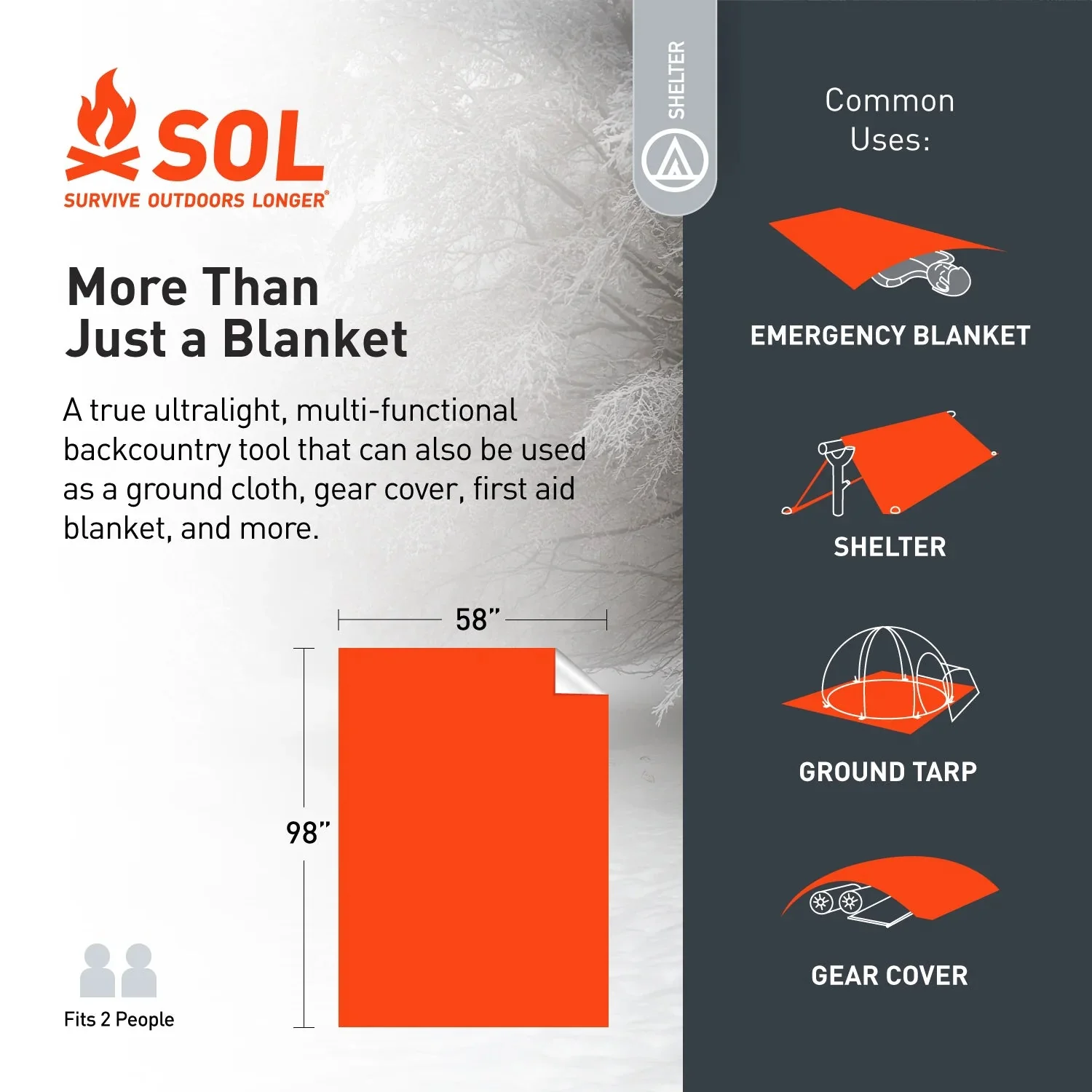 SOL Emergency Blanket XL - Image 3