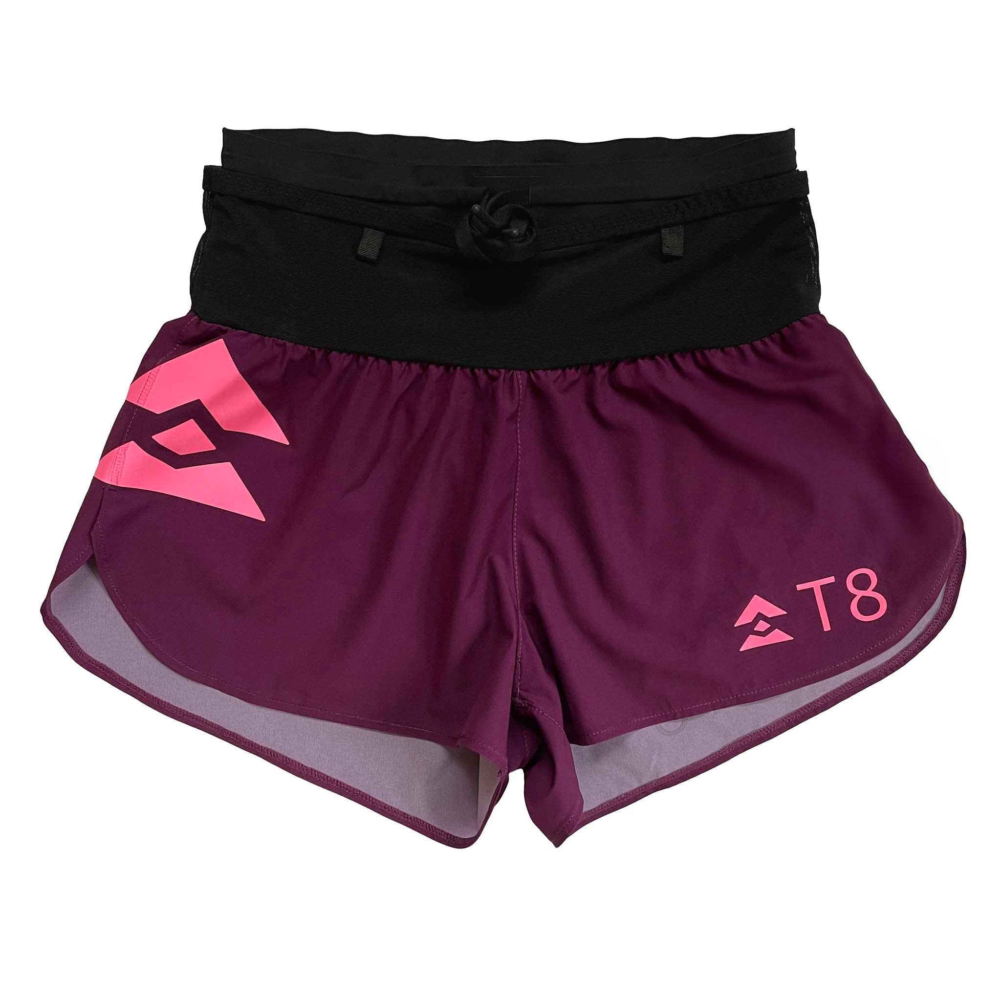 T8 Women's Sherpa Shorts - Ultra-Lightweight Running Shorts with Storage Pockets - Image 6