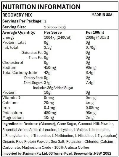 Tailwind Recovery Mix - Salted Caramel Premium Post-Workout Recovery - Image 6